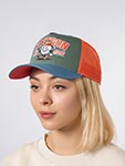 Бейсболка STETSON арт. 7761181 TRUCKER CAP HOLE IN ONE (зеленый / голубой)